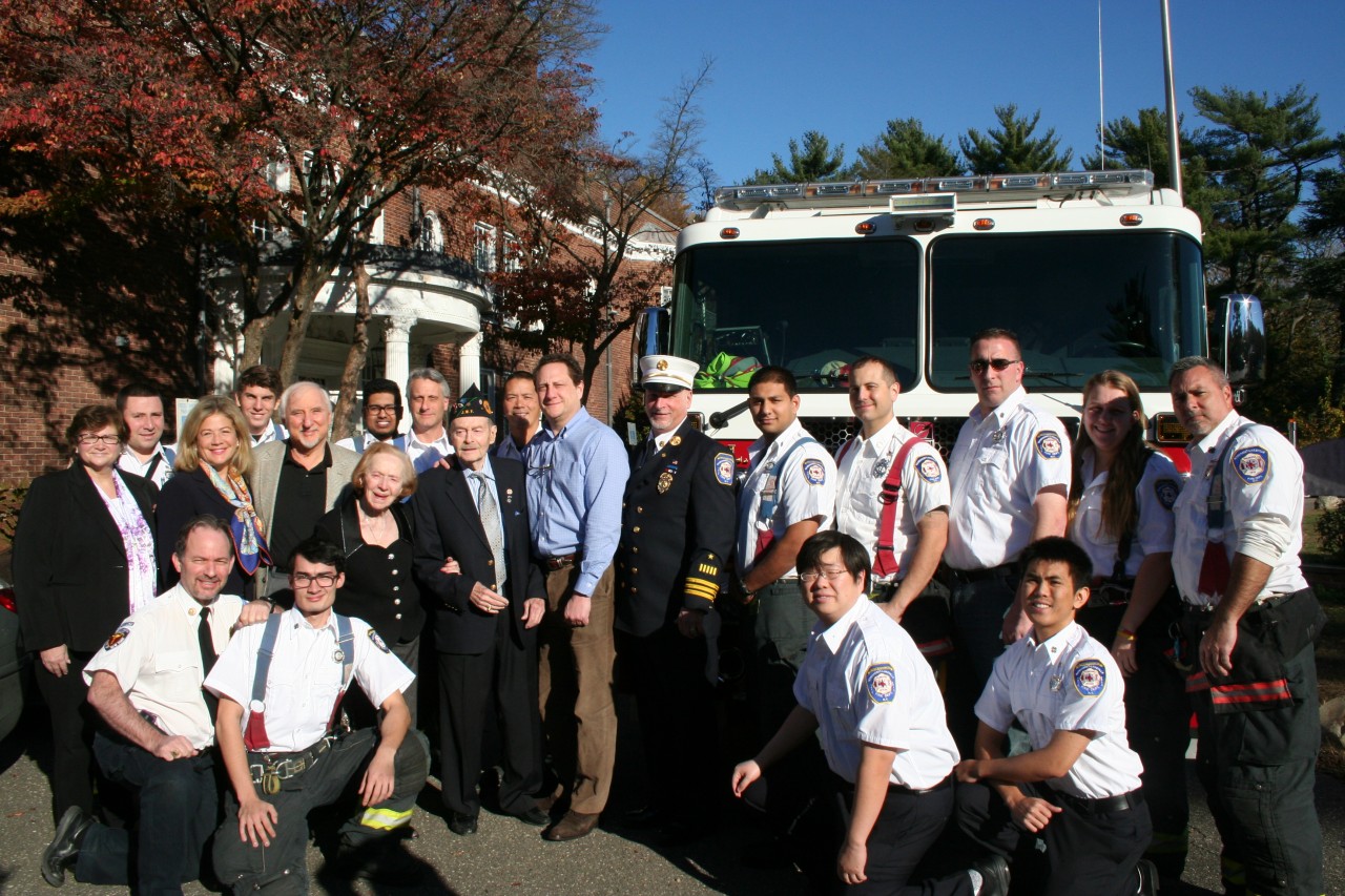 M-LFD Honors Holocaust Survivor